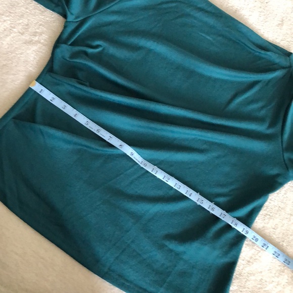 Boatneck teal blue longsleeve knit - Picture 8 of 10